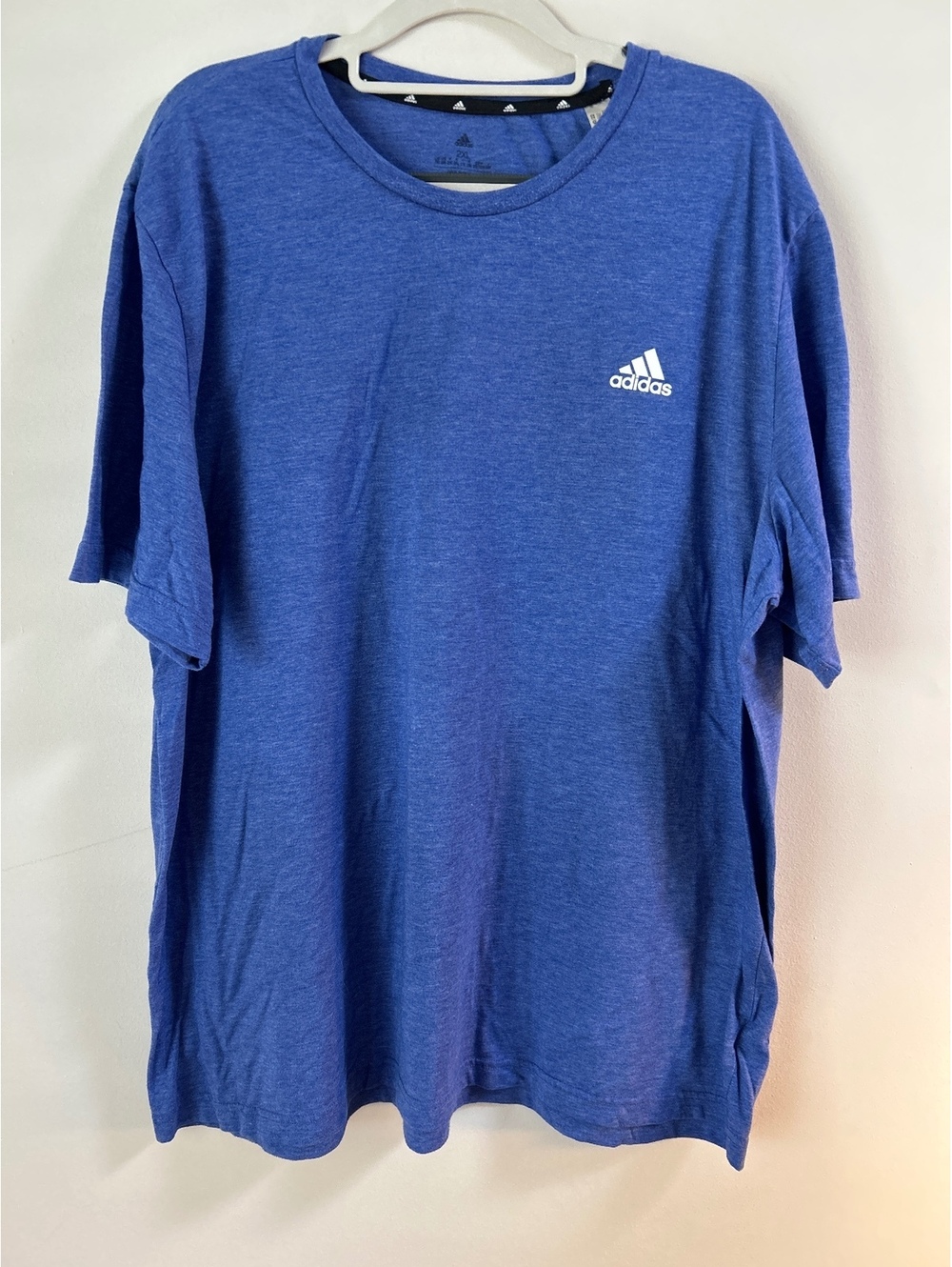 Adidas Men's Blue Crew Neck T-Shirt Size 2XL